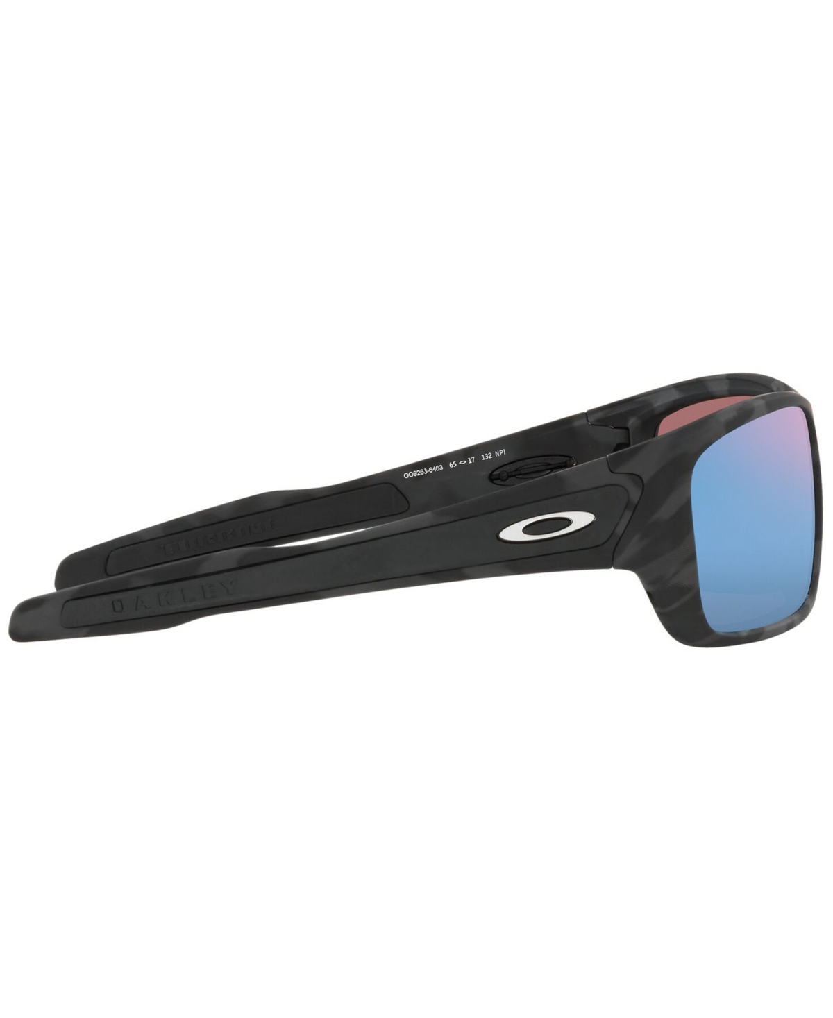 Shop Oakley Men's Turbine Polarized Sunglasses, Oo9263 63 In Matte Black Camo,prizm Deep Water Polari