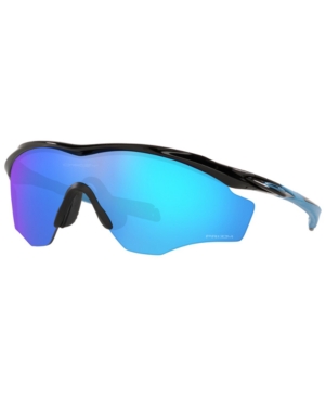 Oakley M2 Frame Xl Prizm Sapphire Sport Mens Sunglasses Oo9343 934321 45 In Polished Black/prizm Sapphire
