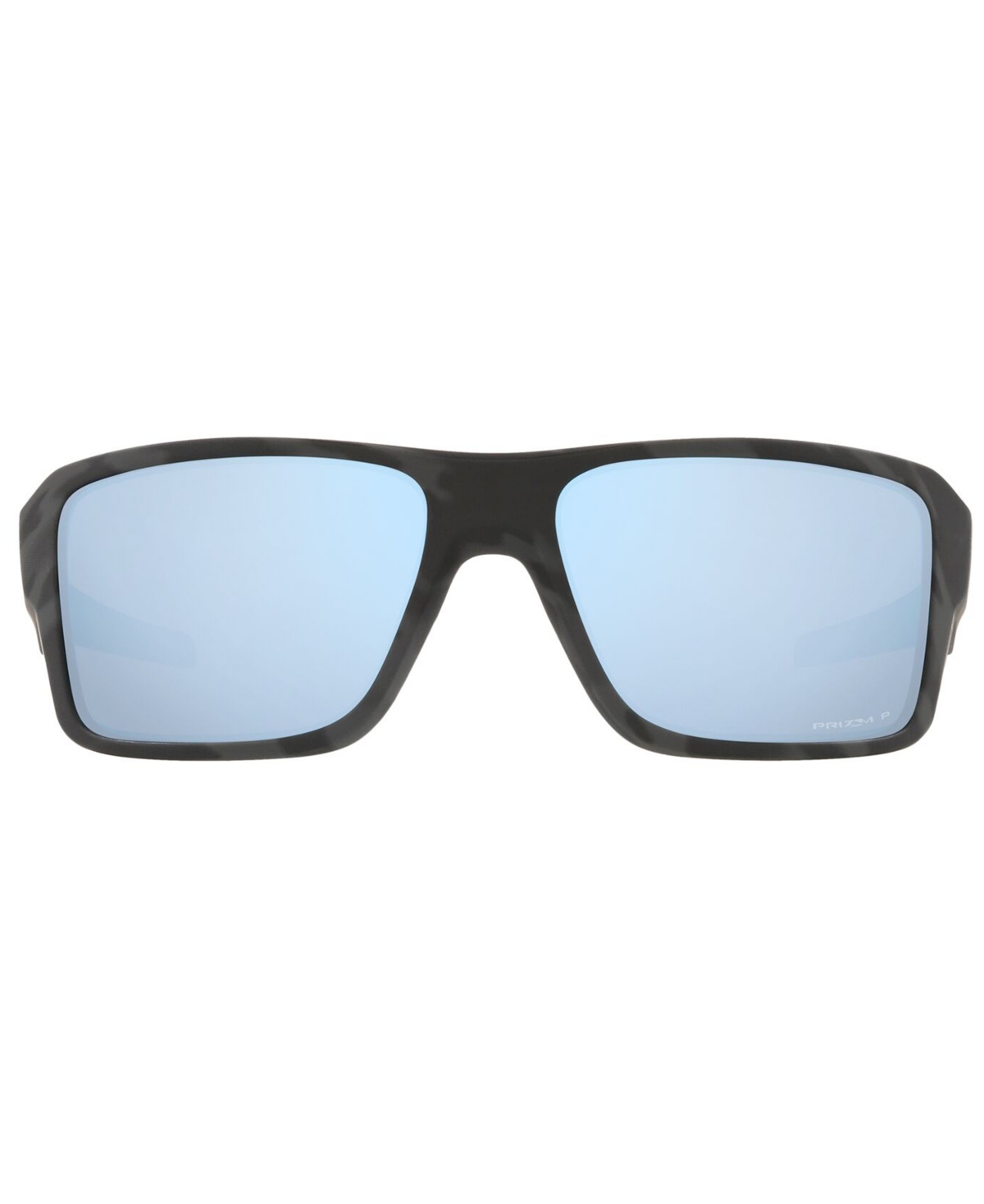 Oakley Men's Double Edge Polarized Sunglasses, Oo9380 66 In Matte Black Camo,prizm Deep Water Polari