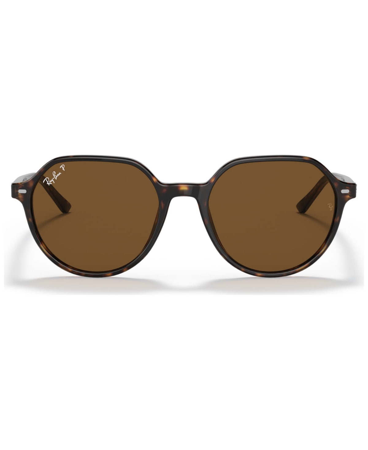 Ray Ban Thalia 53mm Polarized Square Sunglasses In Brown