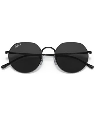 Unisex Polarized Geometric Metal Sunglasses, RB3565 JACK