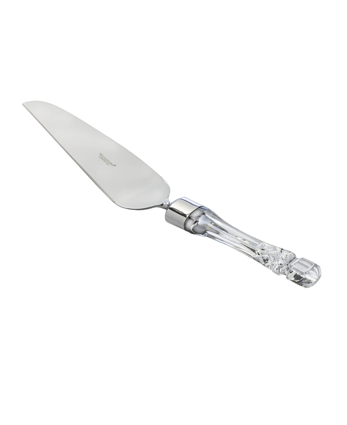 Waterford Lismore Offset Cake Server 12" In Clear
