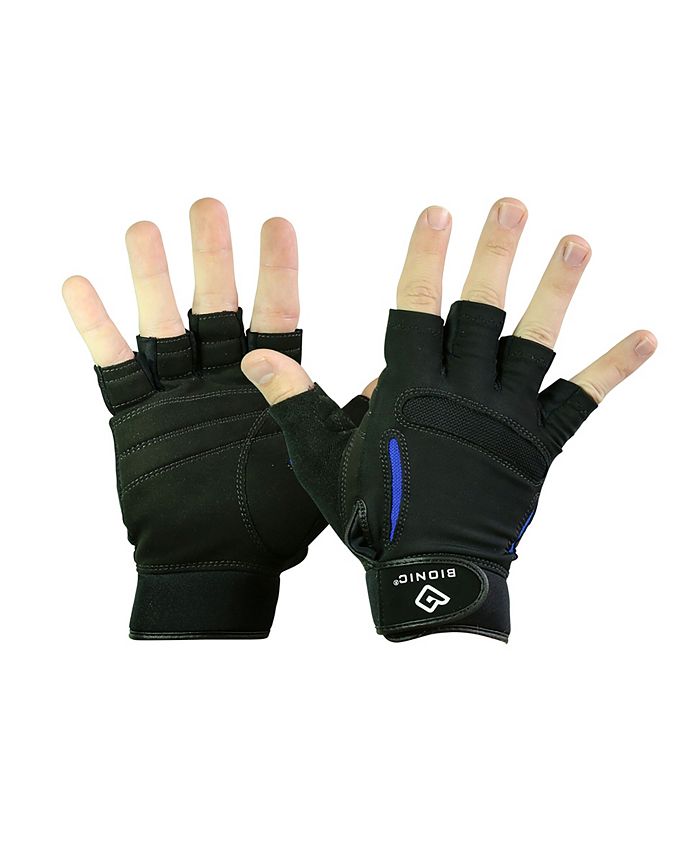 Bionic Gloves Men's Synthetic ReliefGrip Fitness Fingerless Gloves Macy's