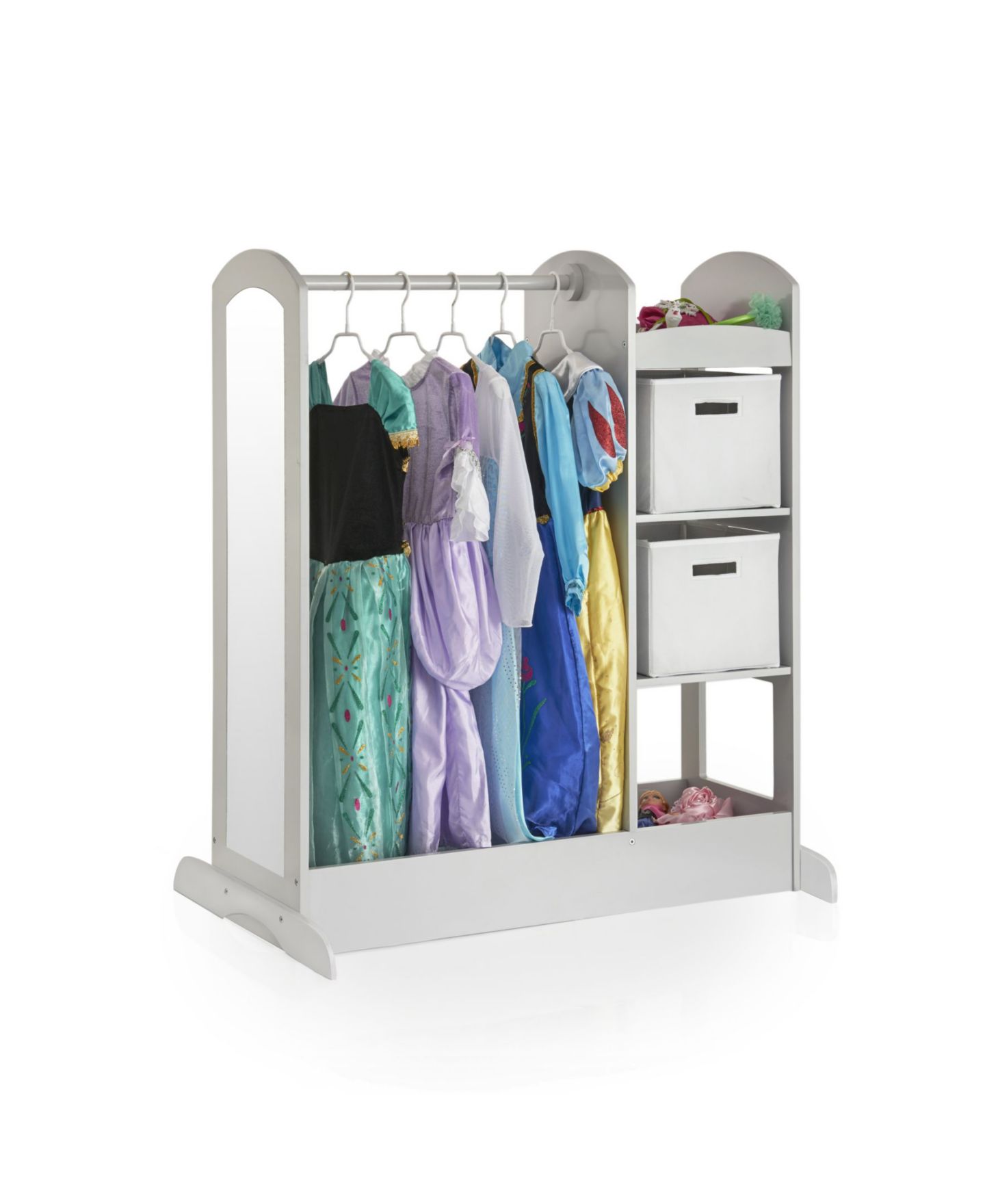 Детские органайзеры Guidecraft See and Store Dress Up Storage Closet Organizer, Ages 3+, цвет: Серый — фото 1