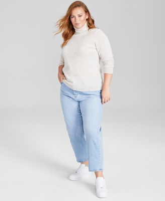 Charter Club Plus Size Cashmere Turtleneck Sweater Created for Macy s Macy s