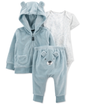 Carter's Baby Boys Bear Three-Piece Little Jacket Set