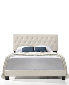 Royale Tufted Bed with USB Charging Ports, King