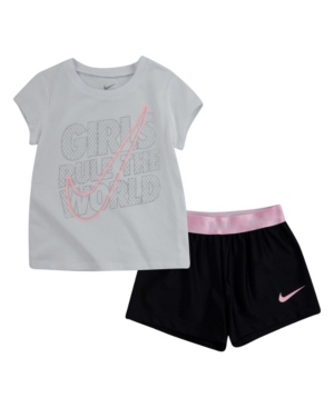 Nike Toddler Girls T-shirt and Shorts Set of 2