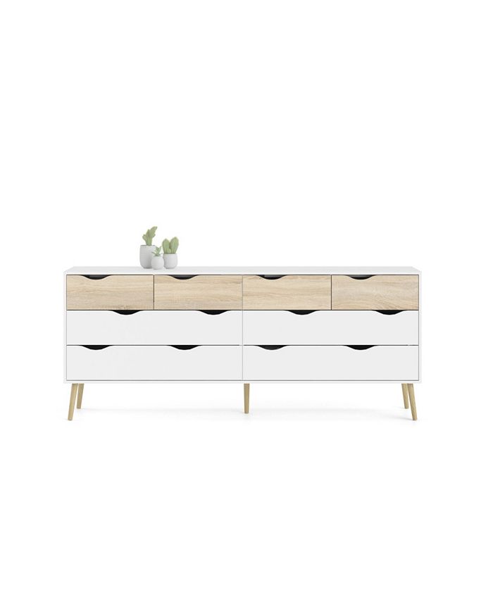 Tvilum Diana 8 Drawer Double Dresser Macy's