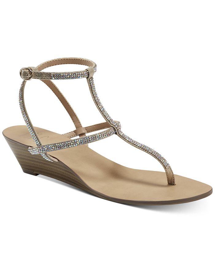 Madge Strappy Wedge Sandals, Created for Macy's