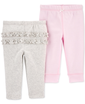 Carter's Baby Girls 2-Pack Pull-On Pants