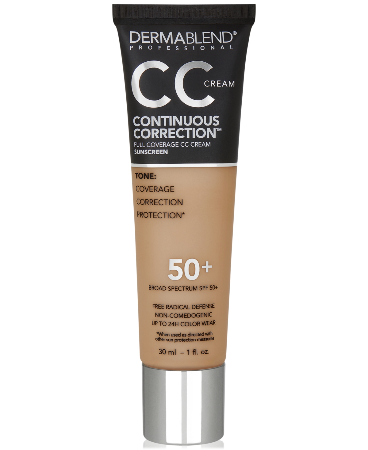 Dermablend Continuous Correction Cc Cream Spf 50+ In Tan,beige