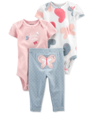 Carter's Baby Girls 3-Pc Butterfly Little Character Set