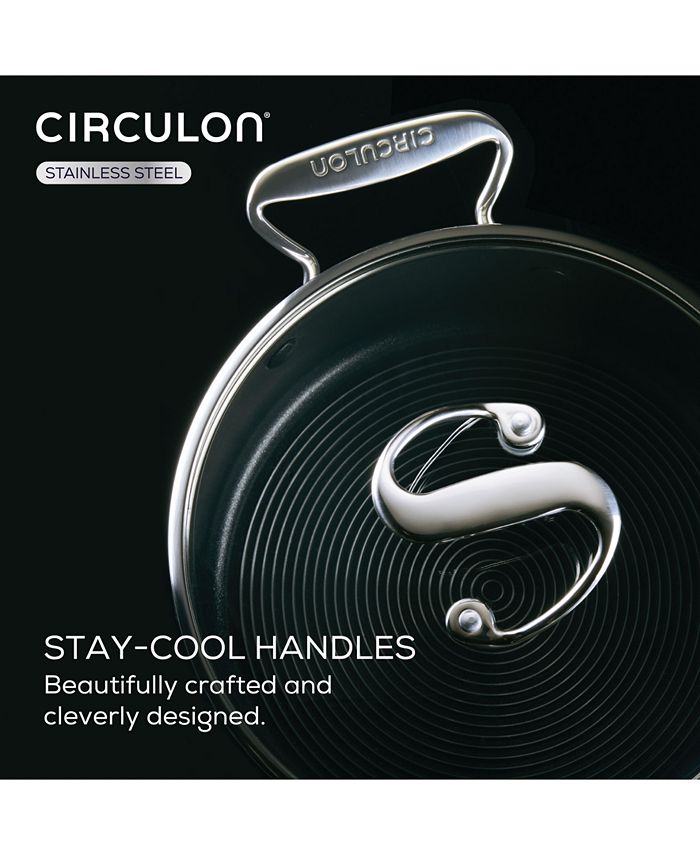 Circulon SteelShield SSeries Stainless Steel Nonstick Saucepan with