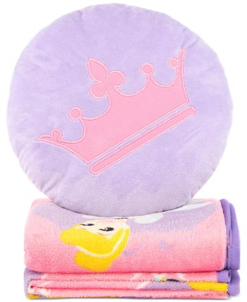 Disney - Princess 2-Pc. Nogginz Pillow & Travel Blanket Set