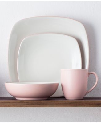 Colorwave Square Dinner Plates, Set of 4