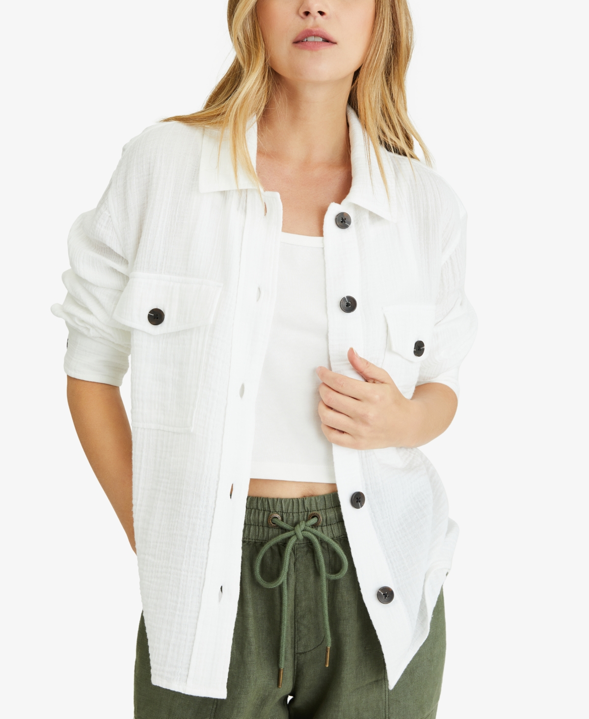 UPC 195517000039 product image for Sanctuary Cotton Textured Jacket | upcitemdb.com
