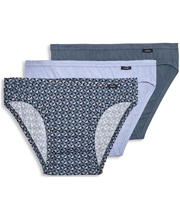 Jockey Men's Elance Bikini Underwear, Pack of 3 - Macy's