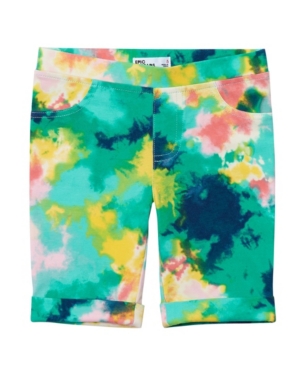 Little Girls All Over Print Bermuda Shorts