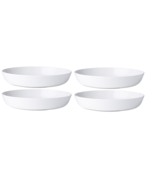 Noritake Marc Newson Pasta Bowls, Set Of 4 In White