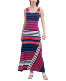 Striped Knit Maxi Dress