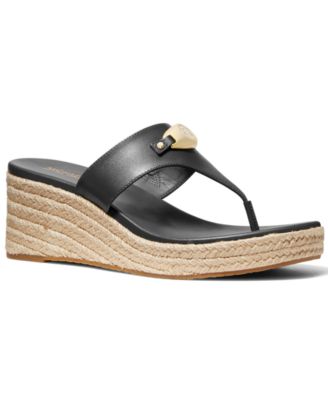 Tilly Thong Espadrille Wedge Sandals