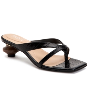 Alfani Women's Sarrabi Architectural Heel Slide Dress Sandals Created for Macy's Women's Shoes