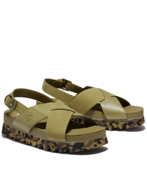 Timberland Women's Santa Monica Sunrise Crisscross Sandals Women's Shoes