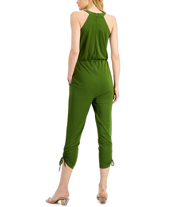 INC International Concepts TieNeck Halter Jumpsuit, Created for Macy's