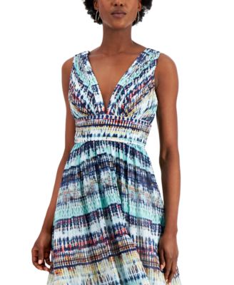 Robe Cocktail Aidan Mattox Croisée Argentée - Taille 10, Couleur Ivoire, Sans Bretelles