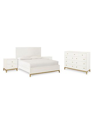 Furniture - Chelsea Bedroom  3-Pc. Set (Queen Bed, Nightstand & Dresser)