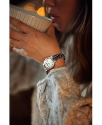 Women's Swiss Toccata Diamond-Accent Stainless Steel Bracelet Watch 29mm