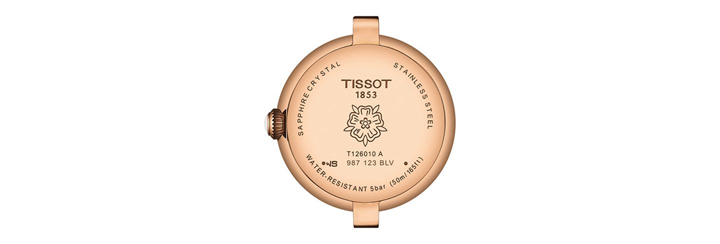 Женские часы Tissot Swiss Bellissima Brown Leather Strap Watch 26mm — фото 3