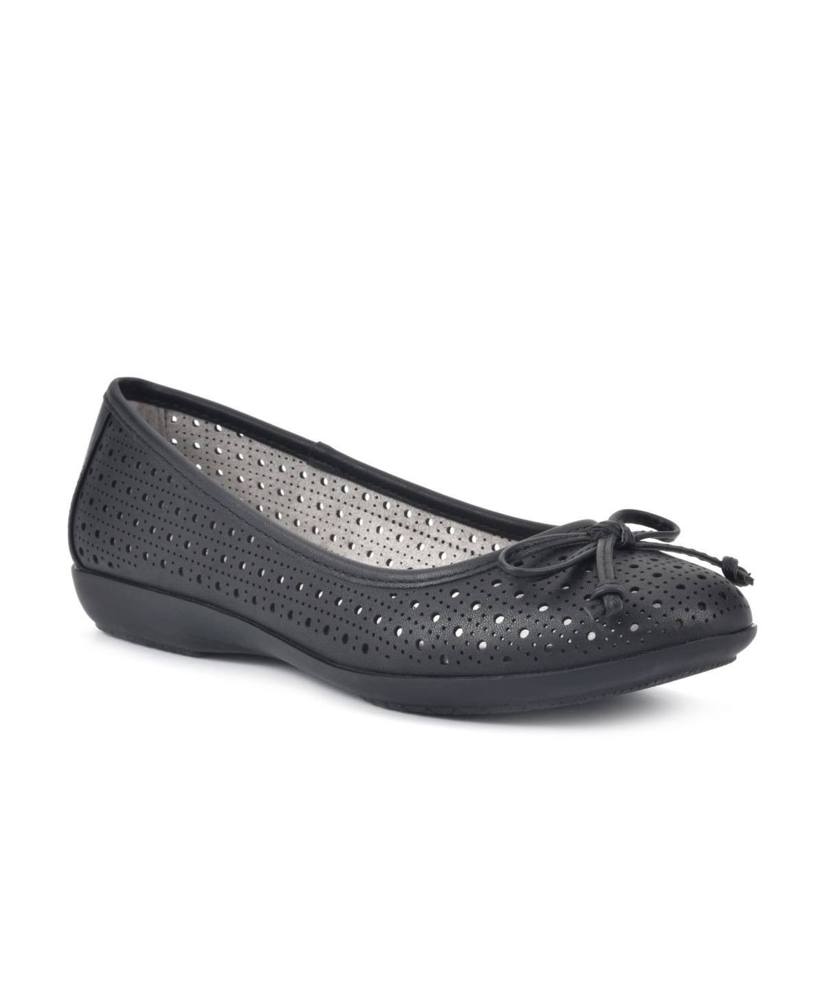 Women's Cheryl Ballet Flats - Red Burnished Smooth