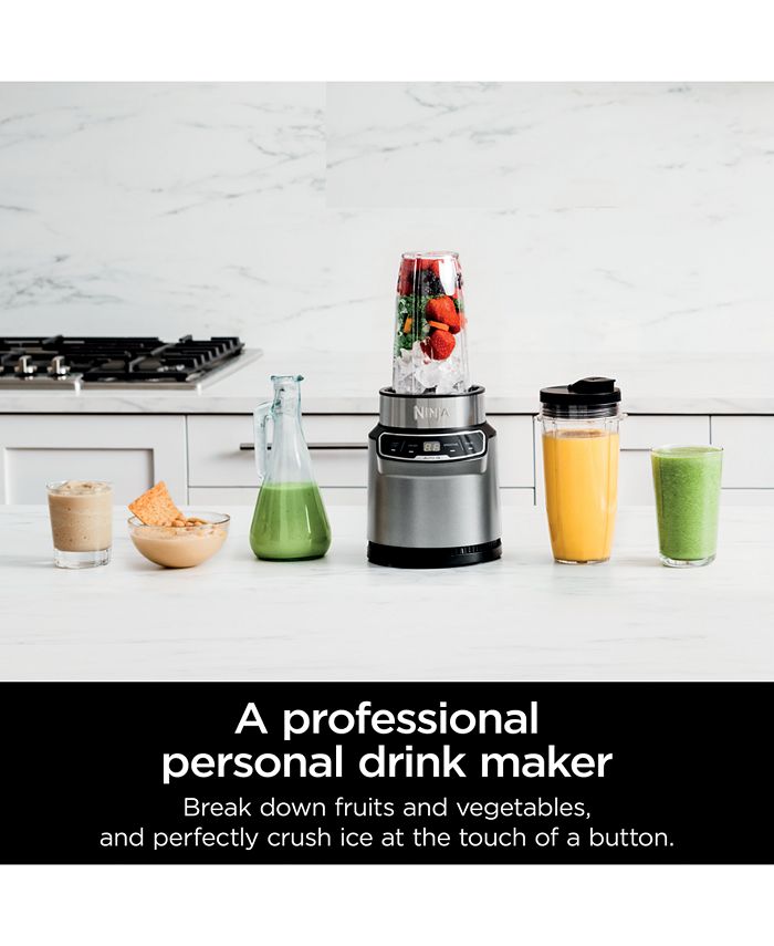 Ninja NutriBlender Pro 1100PeakWatt with AutoiQ®, BN401 Macy's