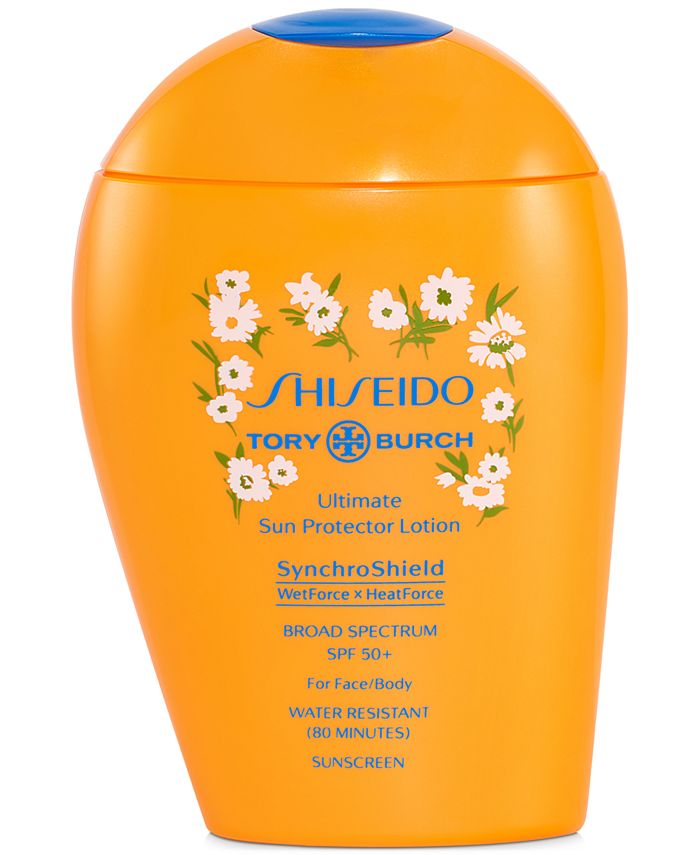 Shiseido Tory Burch Ultimate Sun Protector Lotion SPF 50+ Sunscreen, 150 ml  & Reviews - Skin Care - Beauty - Macy's