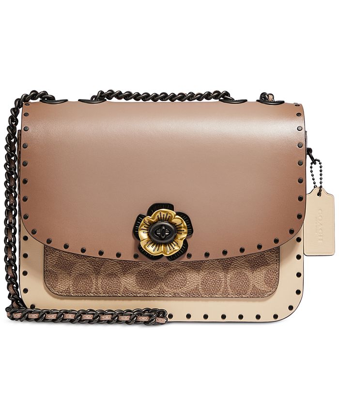 Coach Madison Bag 16 In Signature Canvas With Rivets student.crusaderyb.com