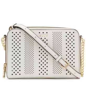 dkny felicia double zip leather crossbody