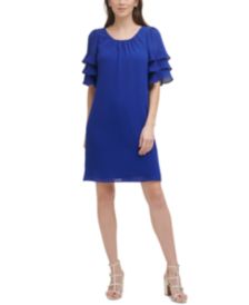 Tiered-Sleeve Dress