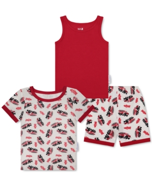 Max & Olivia Baby Boys 3-Pc Fire Engine Pajamas Set
