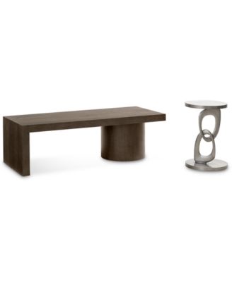 Lille 2-Pc. Cocktail Table & Chairside Table Set