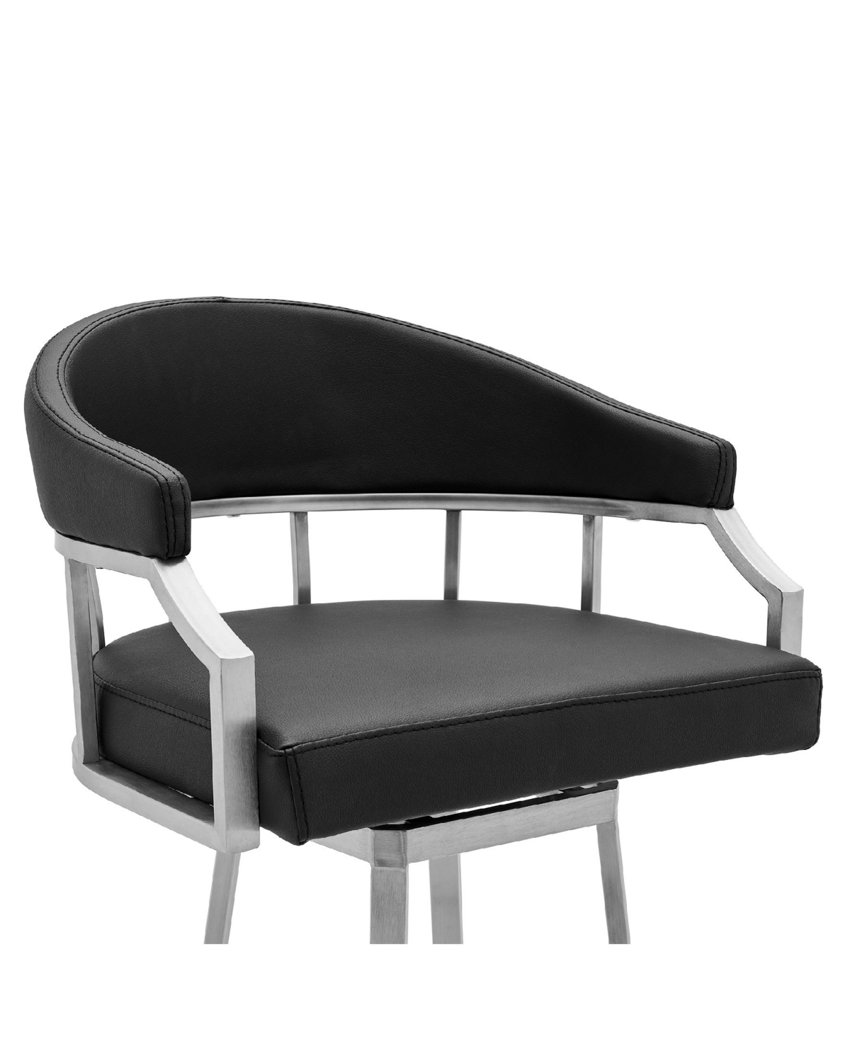 Palmdale Swivel Modern Faux Leather Bar and Counter Stool