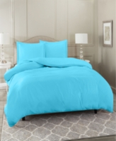 Super Soft Double Brushed Microfiber 3 Pc. Duvet Cover Set, Full - Beach Blue