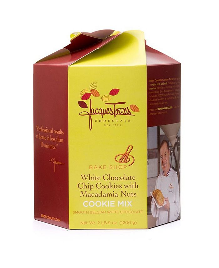 Jacques Torres White Chocolate Chip Cookie Mix with Macadamia Nuts, 2.5