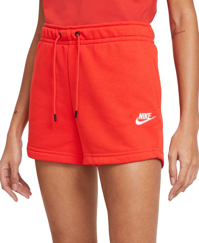 Nike Women's Sportswear Essential Terry Shorts - Macy's