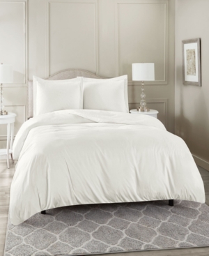 Nestl Bedding Neslt Super Soft Double Brushed Microfiber 3 Pc. Duvet Cover Set, King In Off White