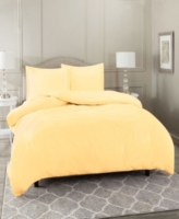 Super Soft Double Brushed Microfiber 3 Pc. Duvet Cover Set, King - Vanilla