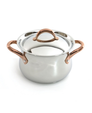 Berghoff Ouro Stainless Steel Covered Dutch Oven In Silver