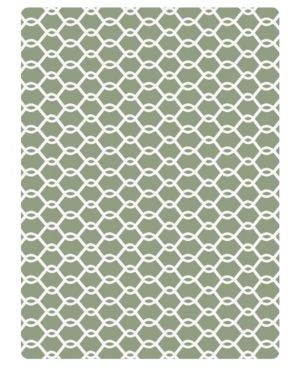 Bungalow Flooring 9 To 5 Chair Mats Chain Link 2'11" X 3'11" Area Rug In Sage