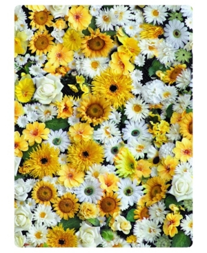 Bungalow Flooring 9 To 5 Chair Mats Garden Flowers 2'11" X 3'11" Area Rug In Multi